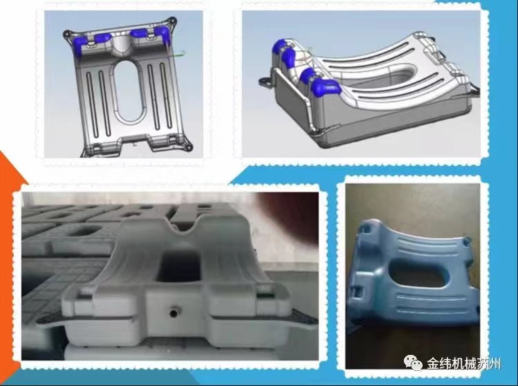 Jwell 500L/1000L Blasformmaschine für PV-Schwimmplattform/Spar-Plattform/Halbtauchplattform 