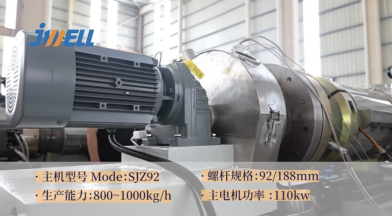 Jwell Extruder Machinery Counter Conical Twin Screw Extruders PVC Pelletizer/Granulator Machine 