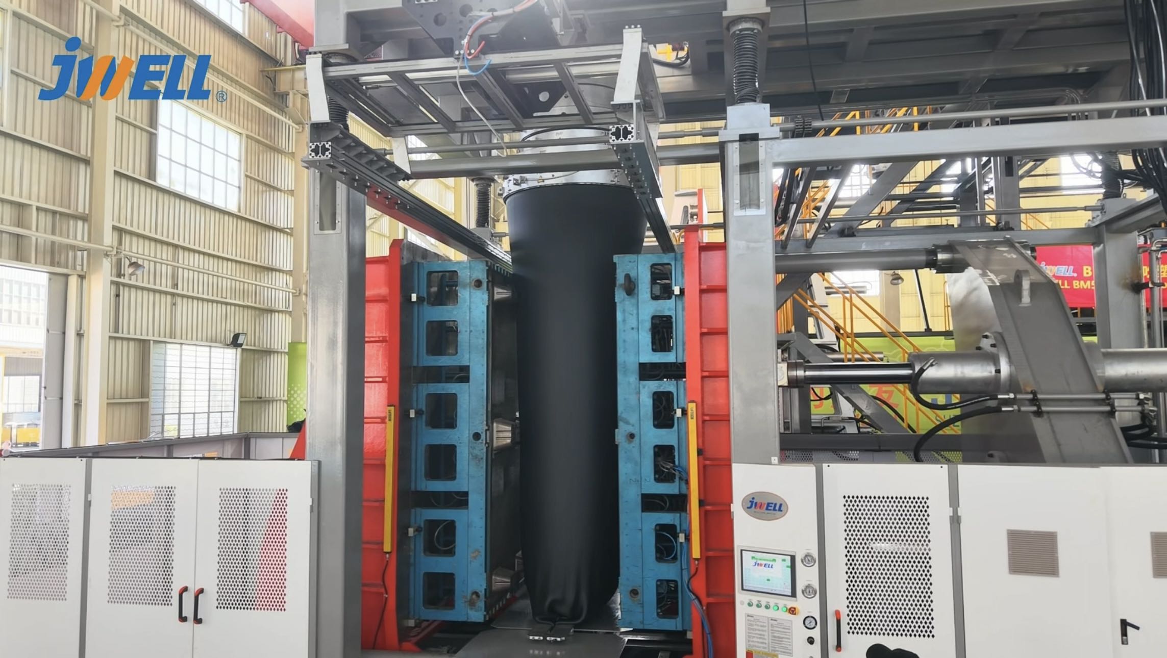 Jwell 500L/1000L Blasformmaschine für HDPE-industrielle neunbeinige/hohle/monolithische blasgeformte Paletten