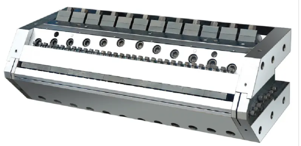 In-Mold-Coextrusions-Plattend&uuml;se f&uuml;r die Pr&auml;zisionsplattenherstellung
