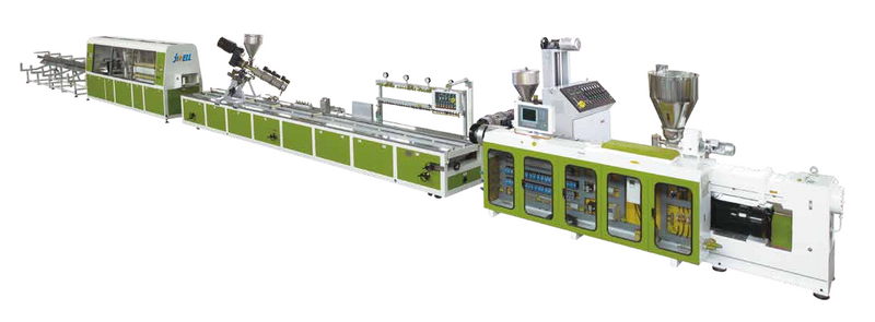 PVC-Parallel-Hochgeschwindigkeits-Profilextrusionslinie