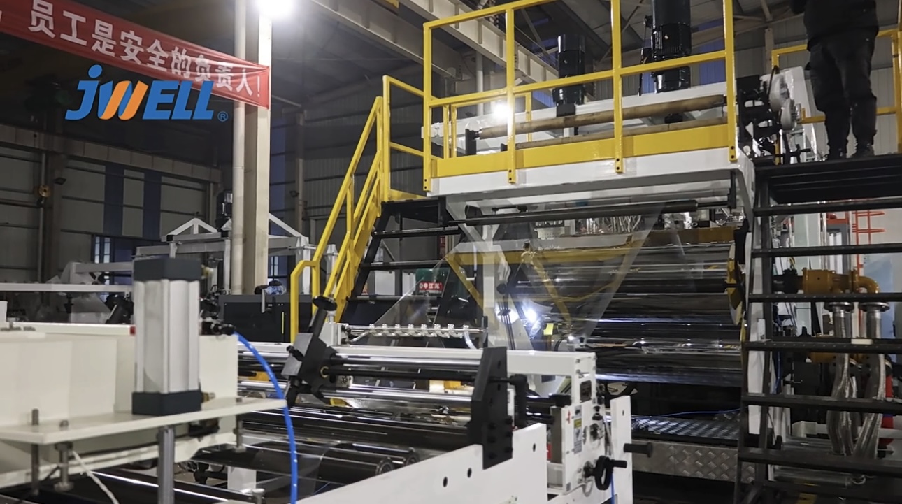 Jwell-Einzelschneckenextruder PET/PLA-Plattenextrusionsmaschine Hochleistungs-Kunststoffextrudermaschine