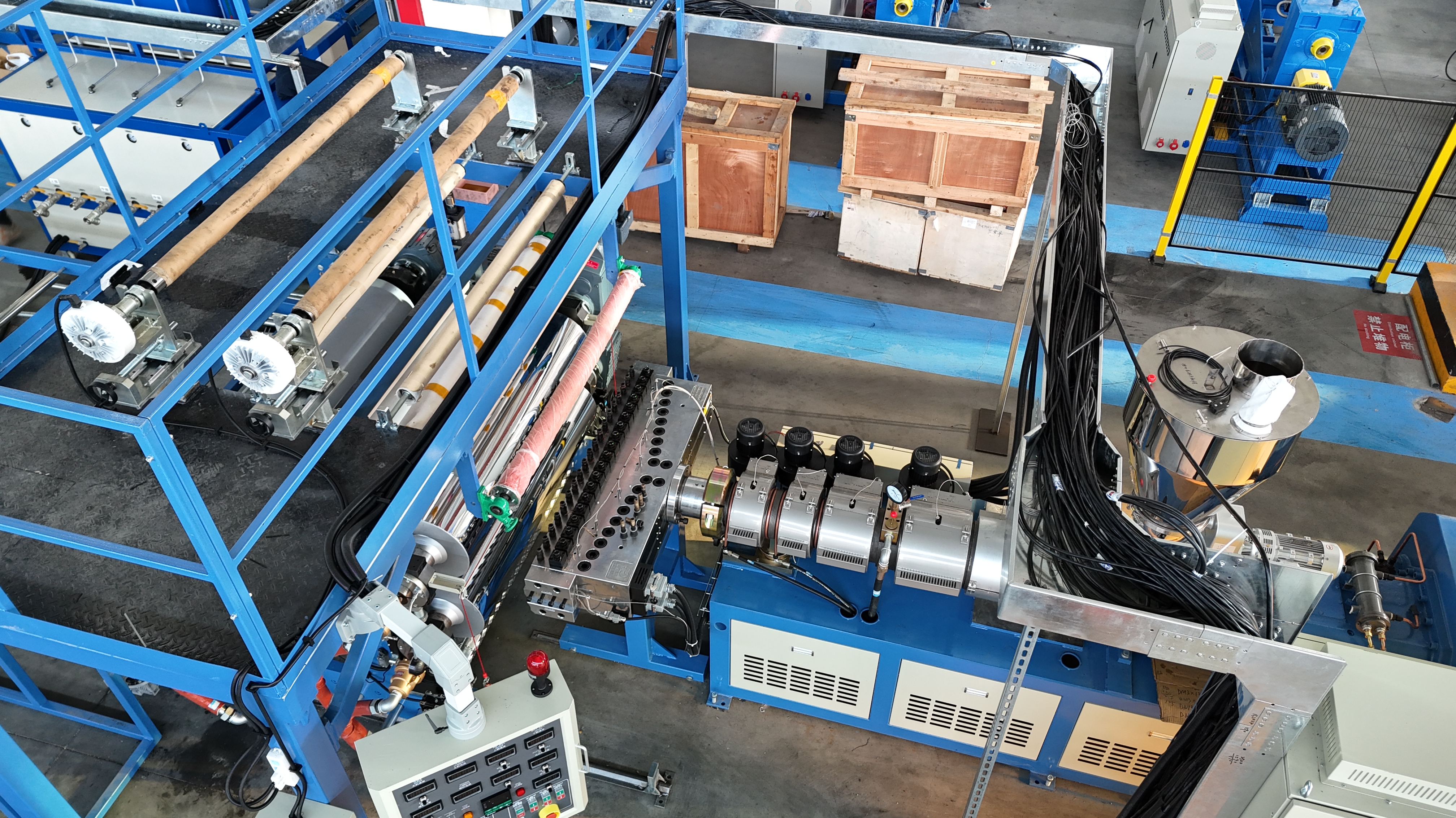 Kunststoff-UPVC/PVC/UV-künstliche Marmorimitat-Blattplatten-Dekorations-Bodenbrett-Fliesen-Extruder-Marmor-Stein-Blatt-Boden-/PVC-Fliesenherstellungsmaschine
